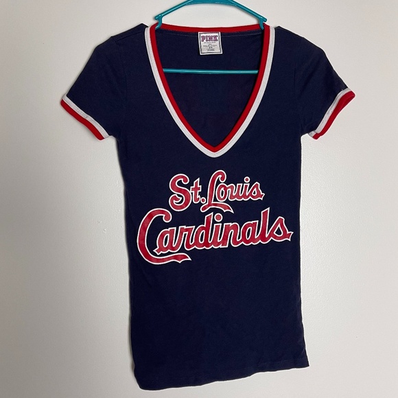 pink st louis cardinals shirt